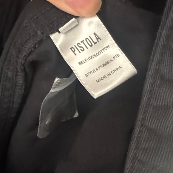 Pistola Grover Jumpsuit Utility Short Sleeve Navy Casual Minimalist Size Small - Picture 8 of 8